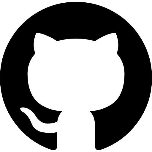 github logo. looks like a silhouette of a cat